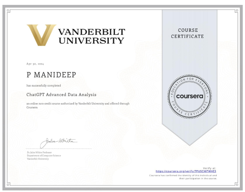 ChatGPT Certificate